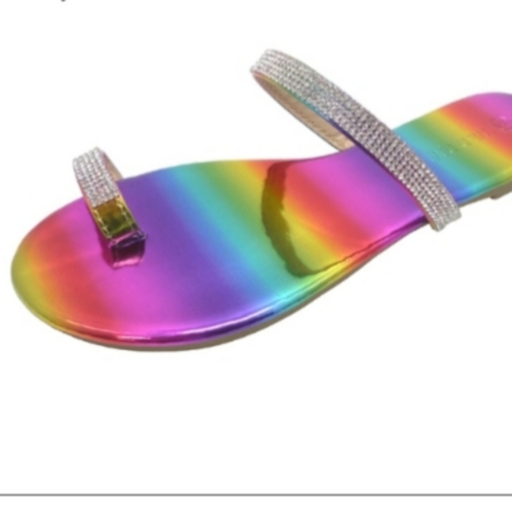 Rainbow Diamond Sandals